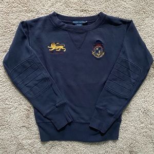 Ralph Lauren Rugby Navy Pullover Sweatshirt